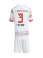 Billige Bayern Munich Kim Min-jae #3 Bortedraktsett Barn 2025-26 Kortermet (+ Korte bukser)